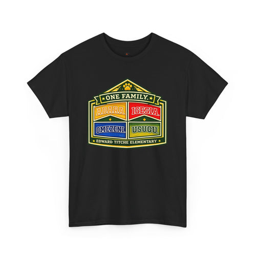 "One Family" Edward Titche Elementary Adult T-Shirt