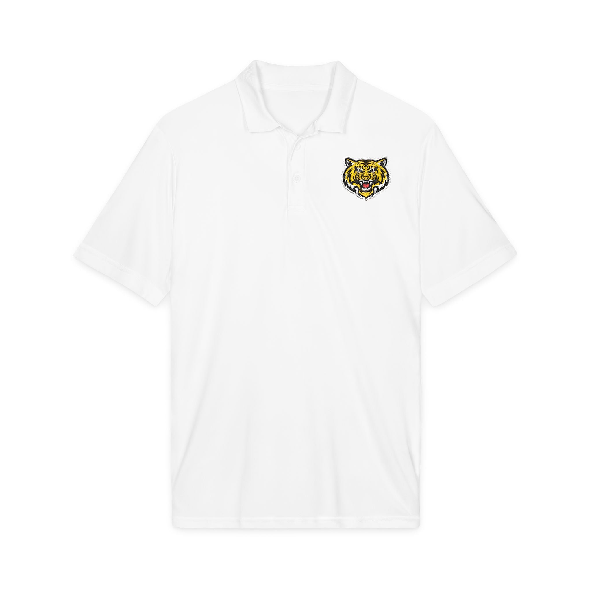 Tiger Head Embroidered Polo Shirt