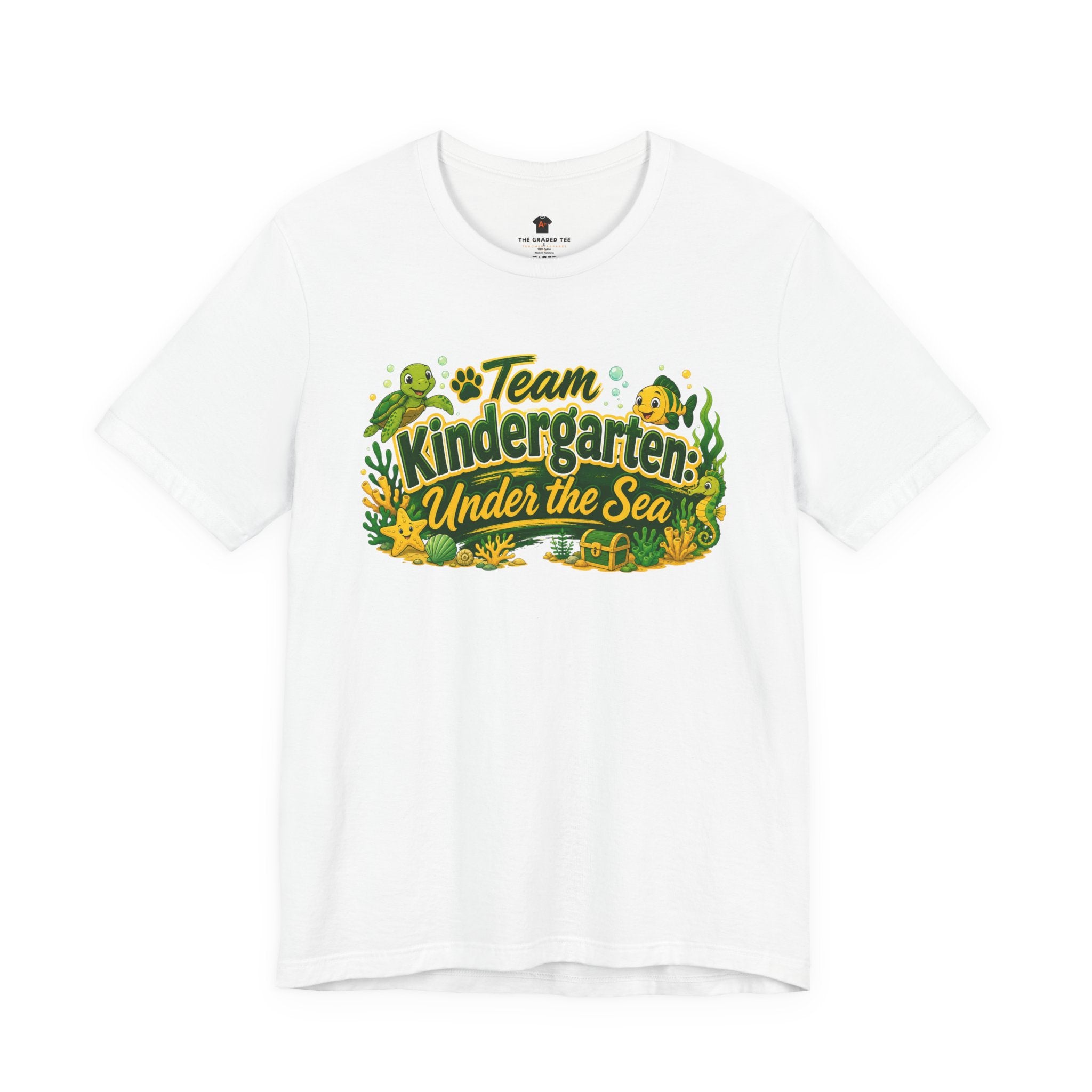 Kindergarten Under the Sea Adult T-Shirt