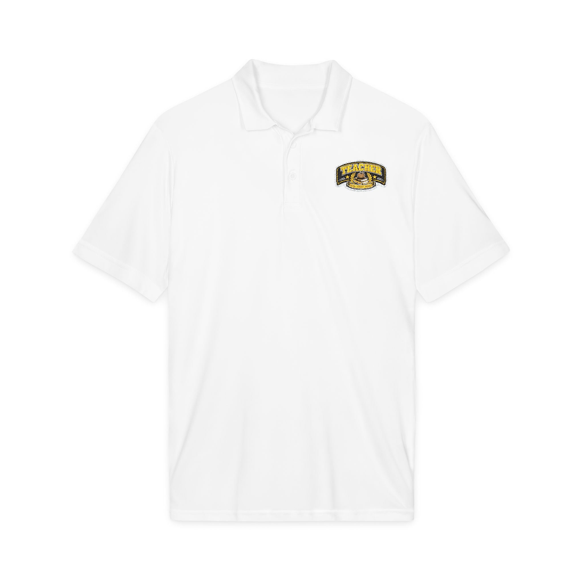 Embroidered Yellow Jacket Logo Polo