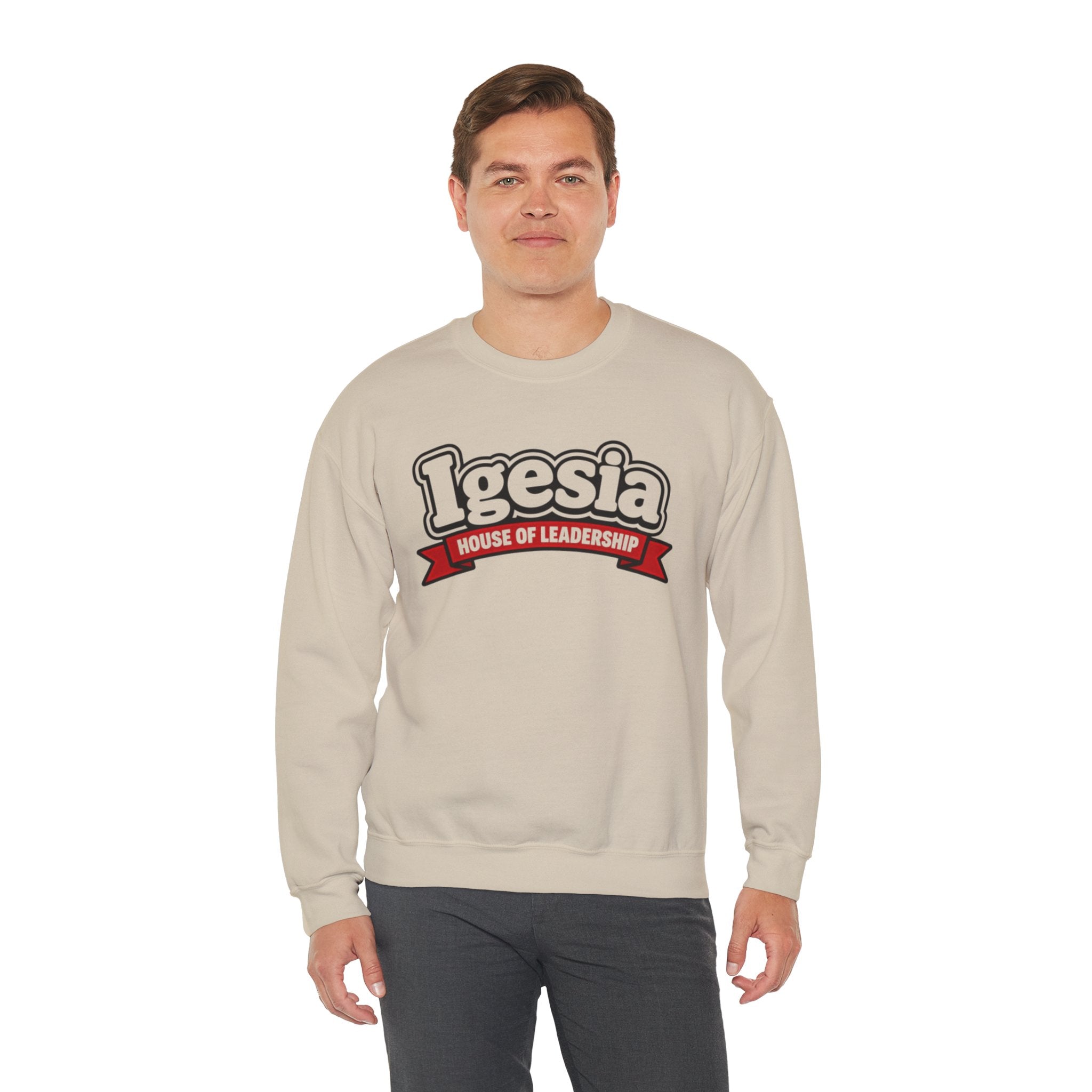 Igesia 'House of Leadership' Crewneck Adult Sweatshirt