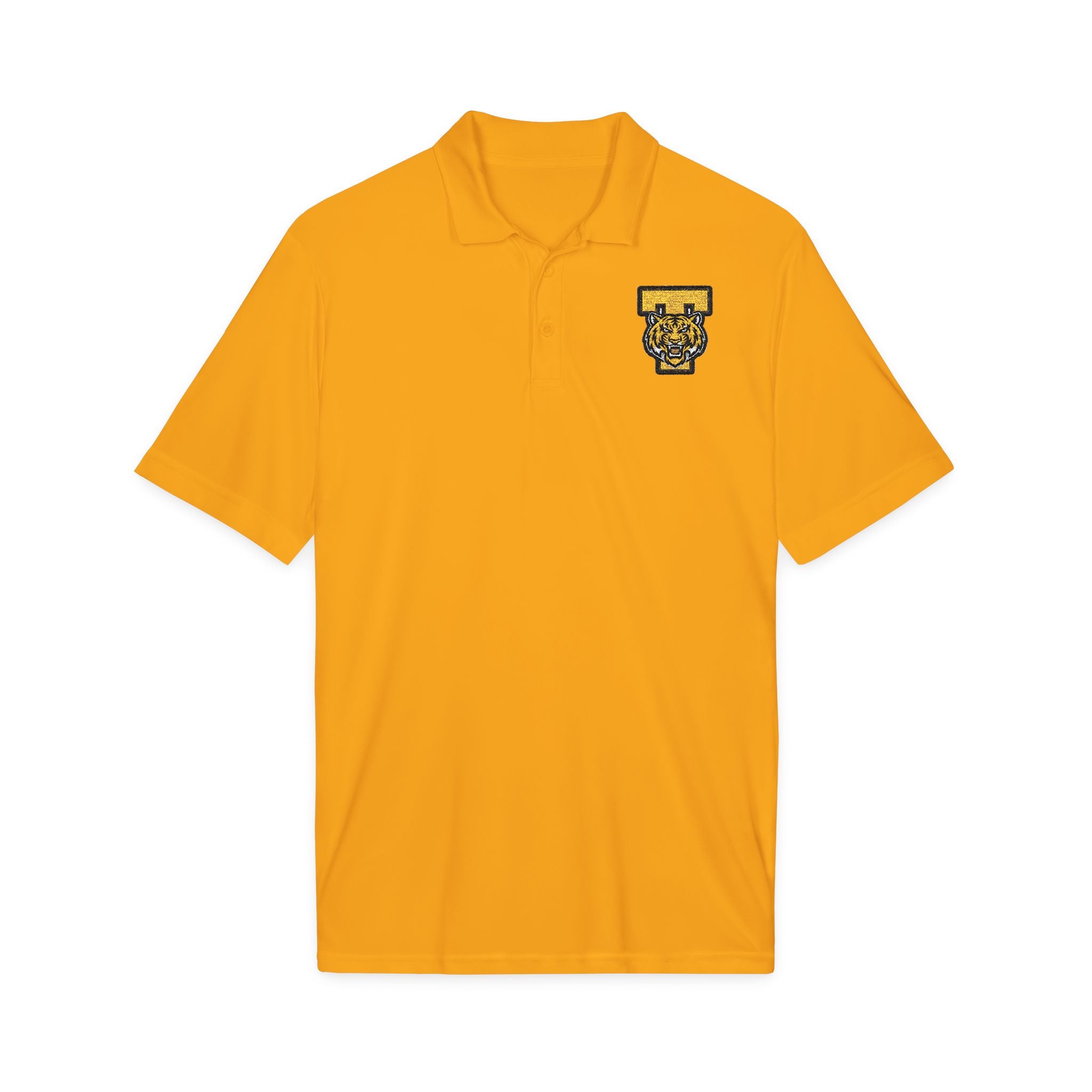 Adult Embroidered Tiger Crest Polo Shirt