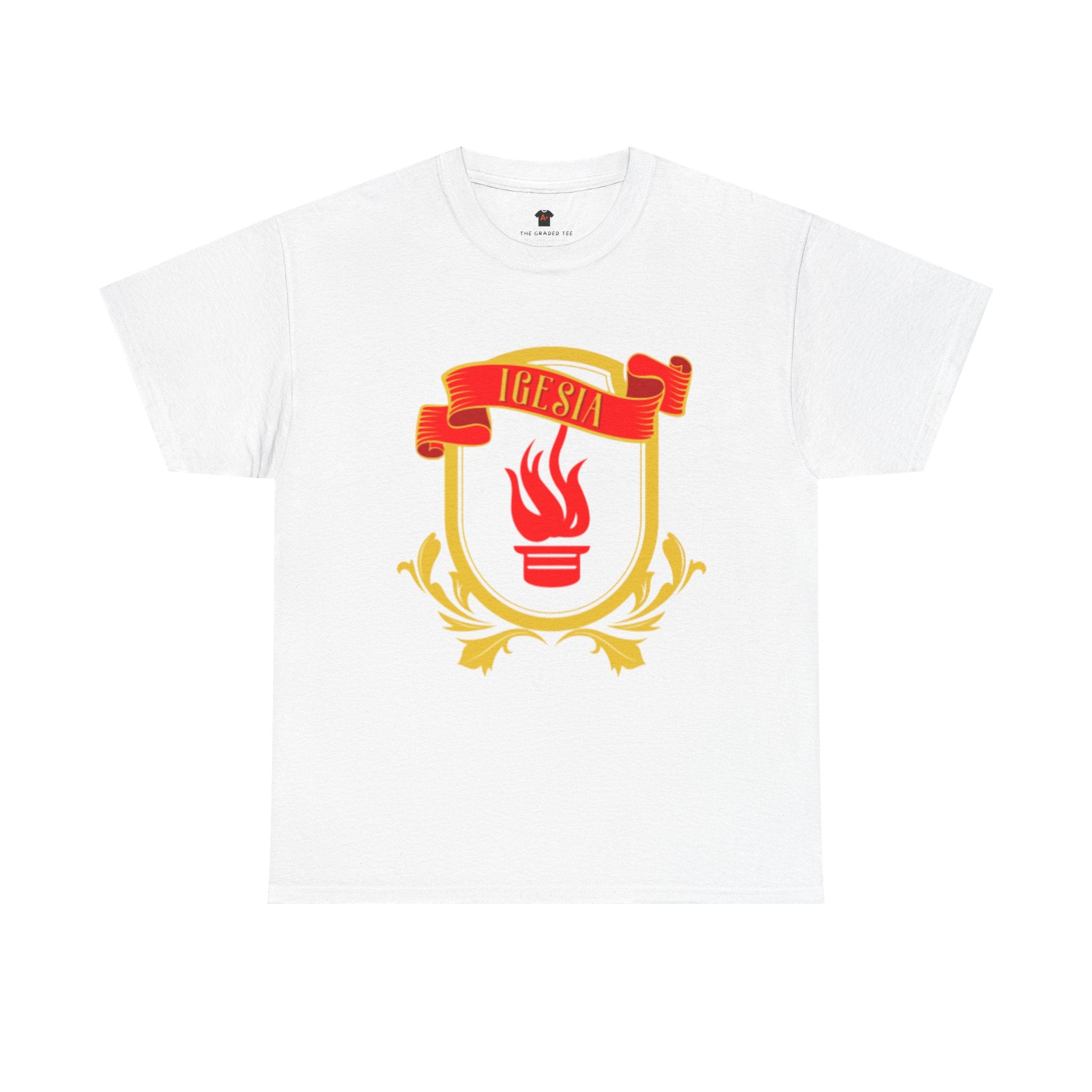 Adult T-Shirt — Igesia Crest Graphic Tee