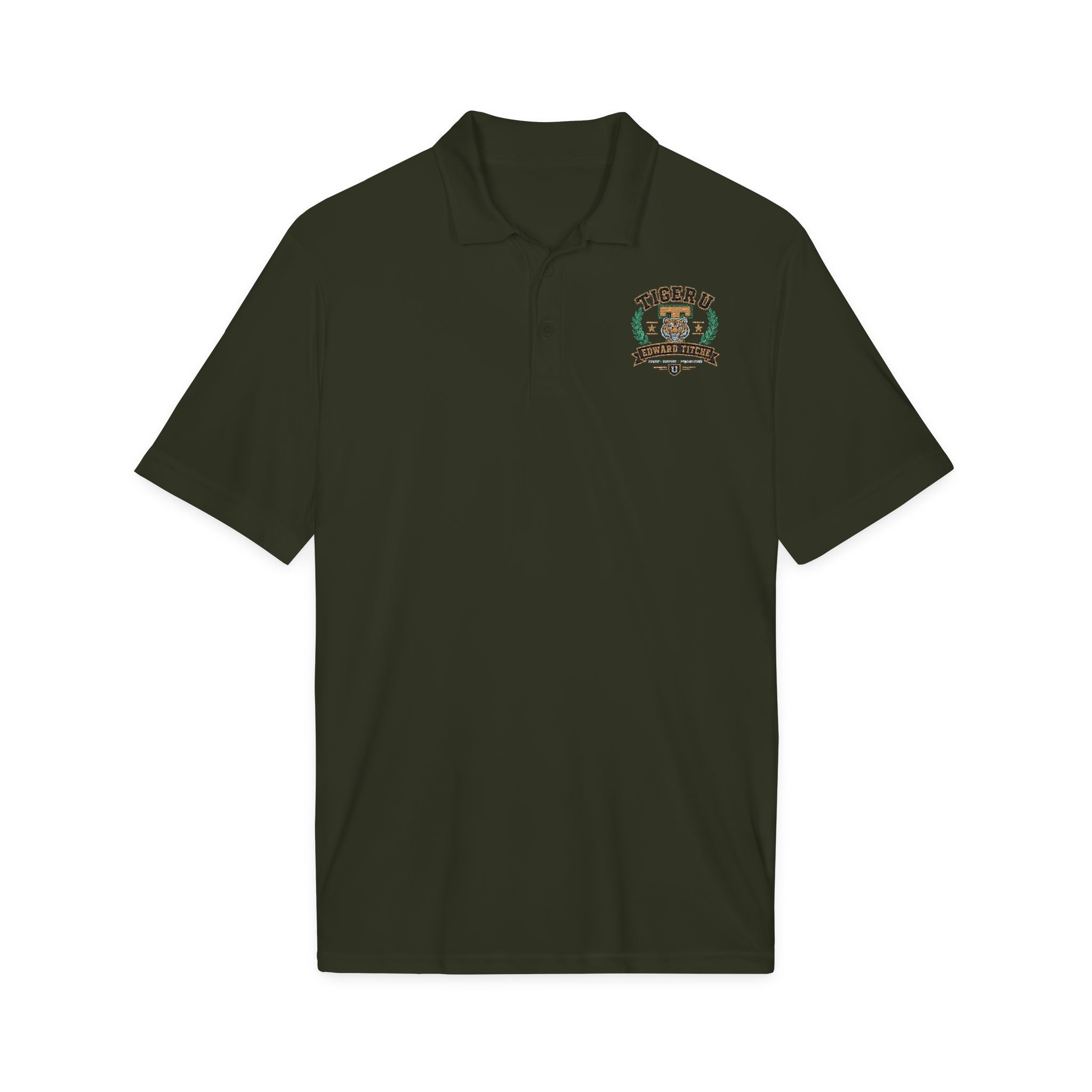Embroidered School Crest Polo Shirt