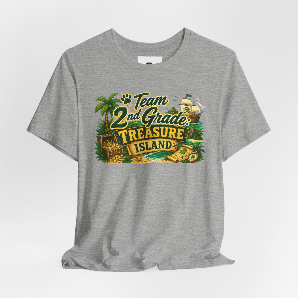 2nd Grade Treasure Island Adult T‑Shirt