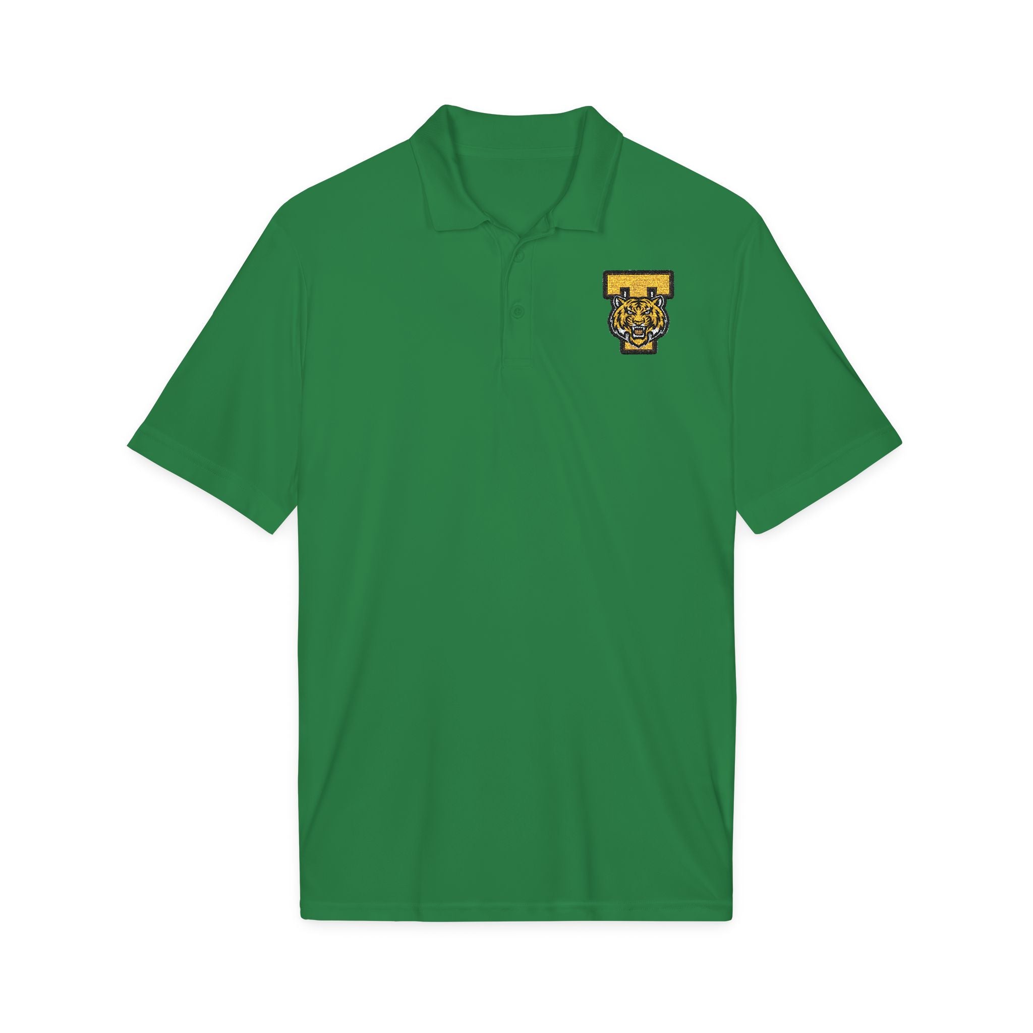 Adult Embroidered Tiger Crest Polo Shirt