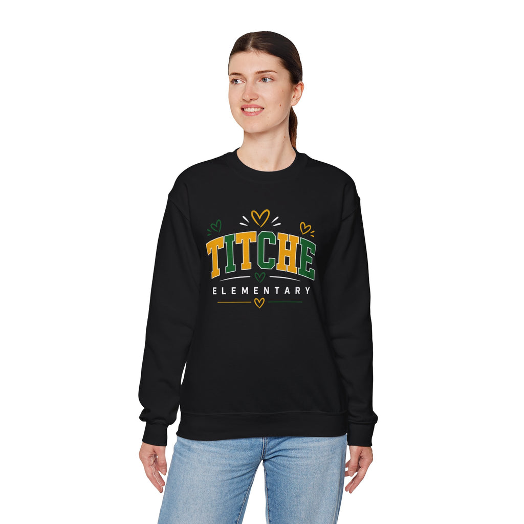 TITCHE Elementary Crewneck Sweatshirt — School Spirit Pullover