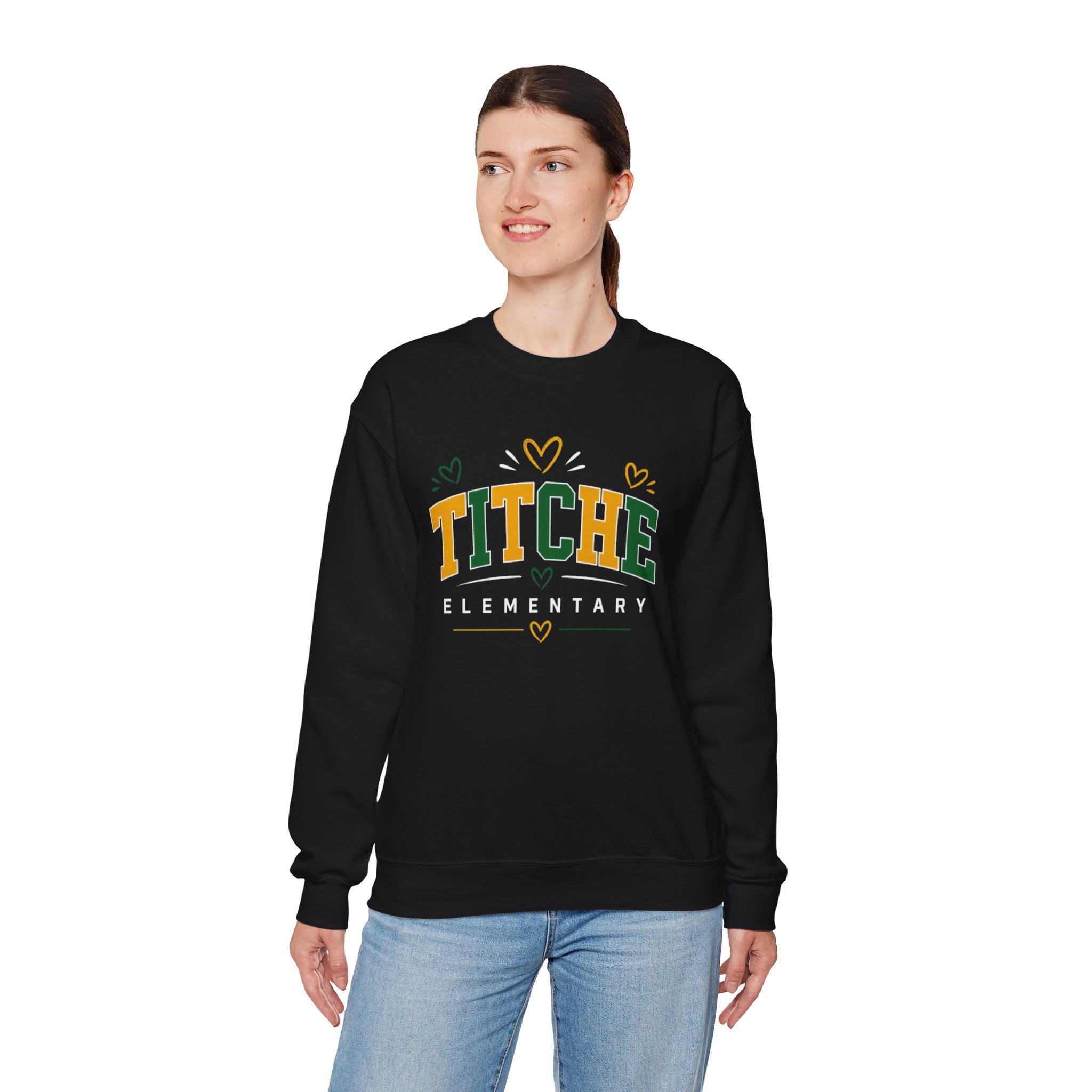 TITCHE Elementary Crewneck Sweatshirt — School Spirit Pullover