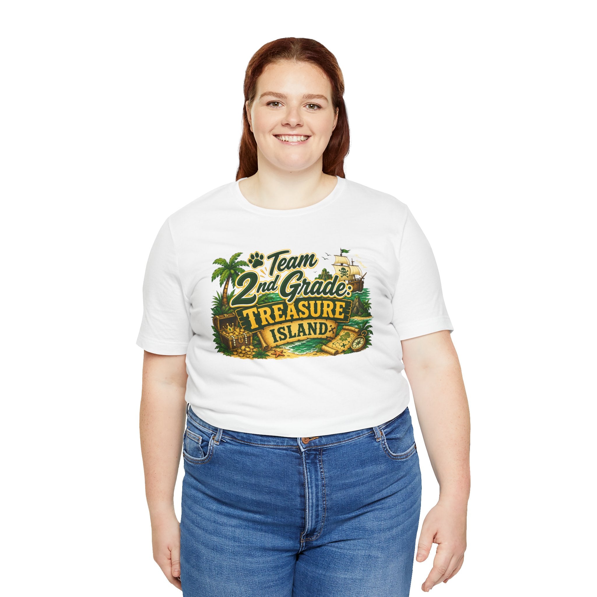 2nd Grade Treasure Island Adult T‑Shirt