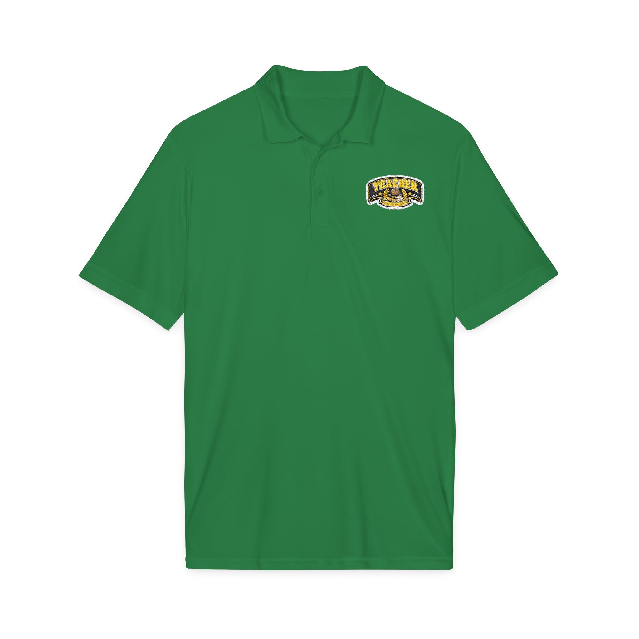 Embroidered Yellow Jacket Logo Polo