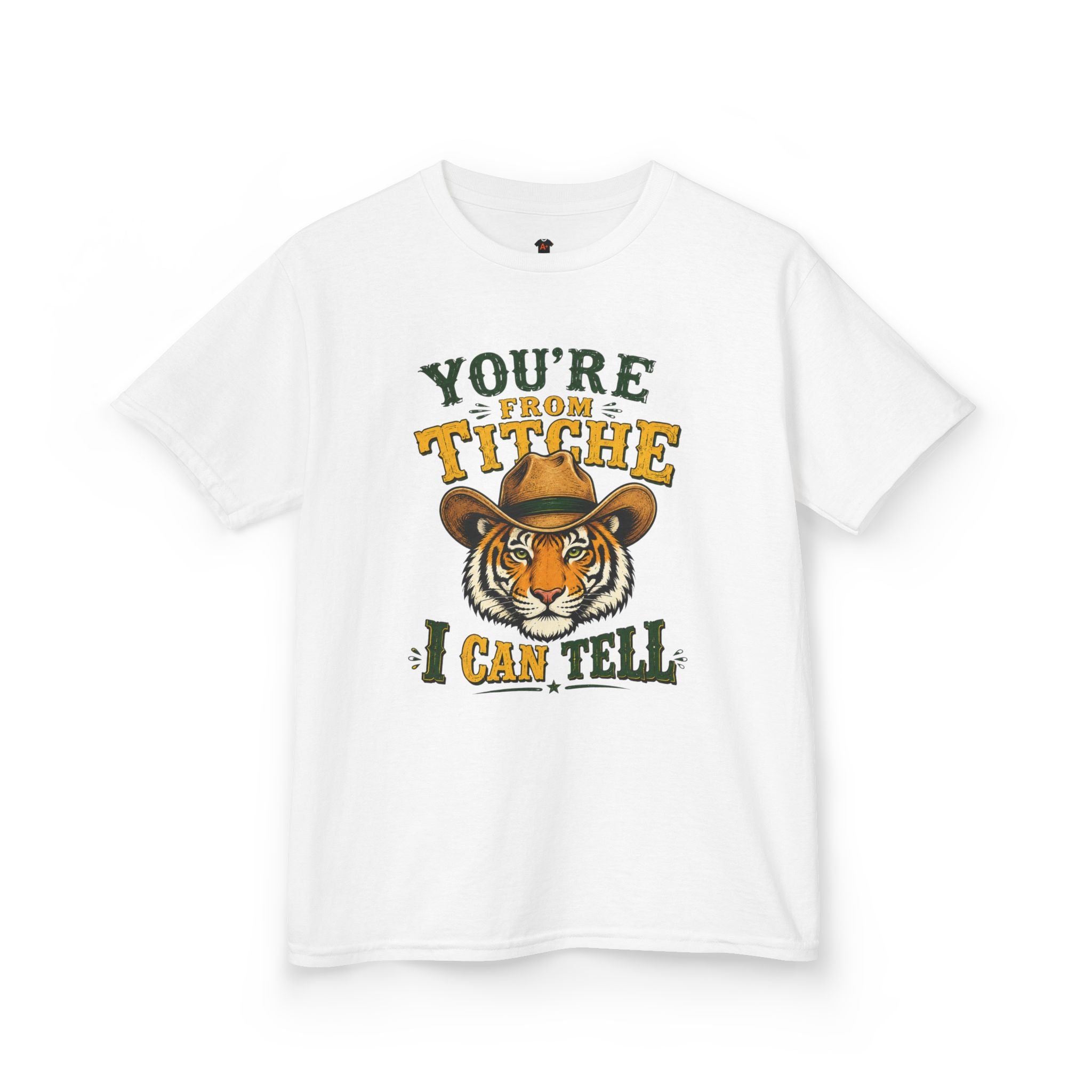 Kids Tiger Graphic Tee - "You're From Titche I Can Tell"