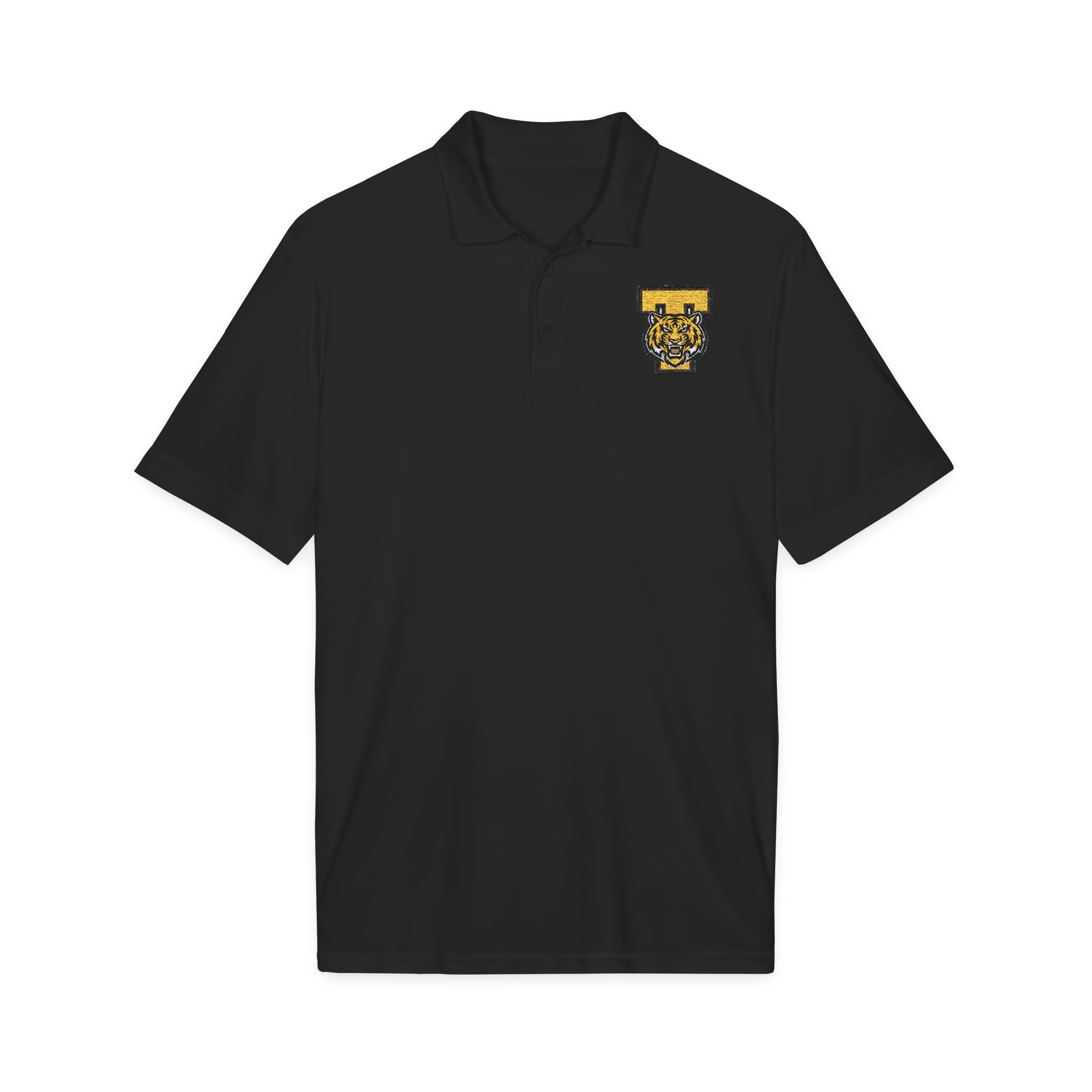 Adult Embroidered Tiger Crest Polo Shirt