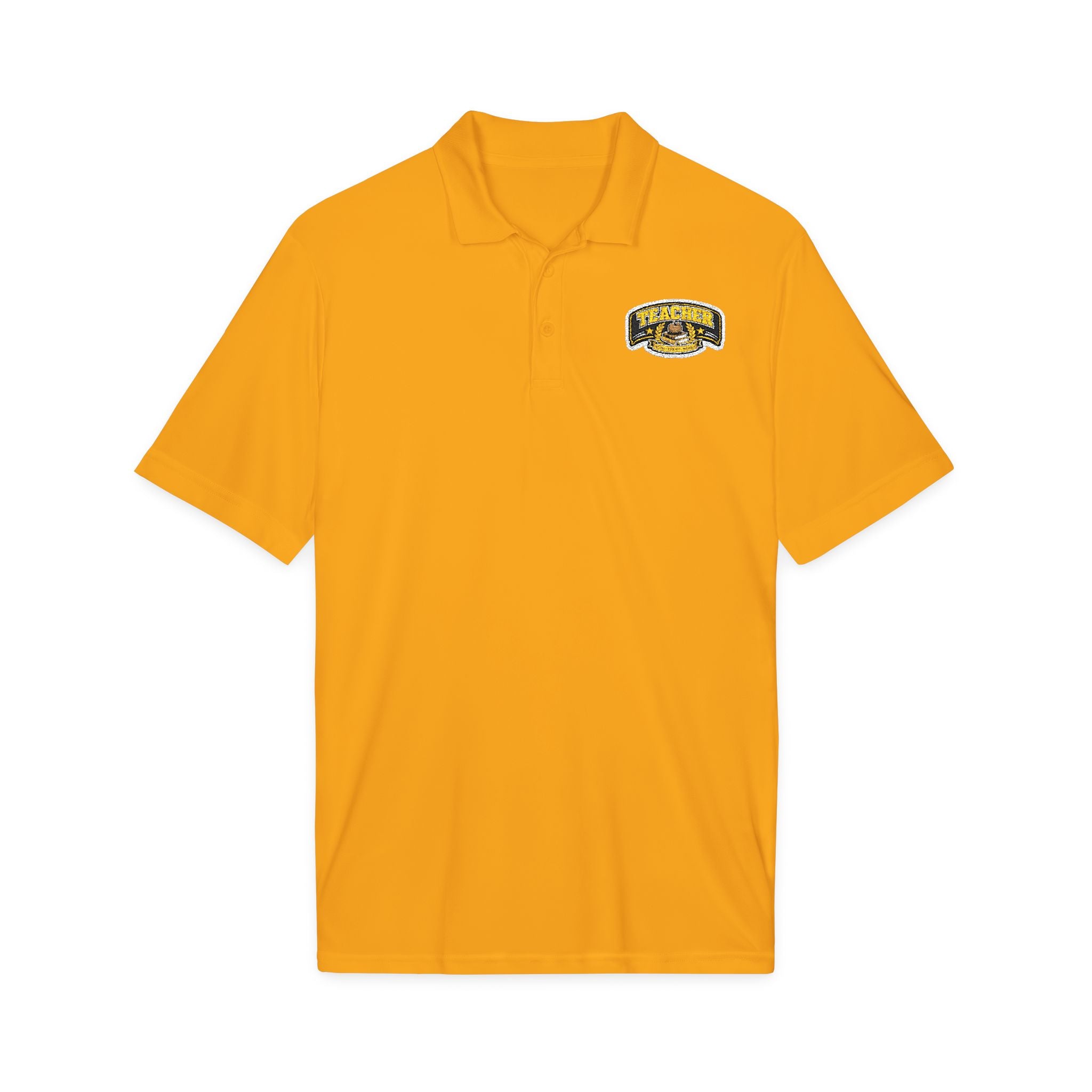 Embroidered Yellow Jacket Logo Polo