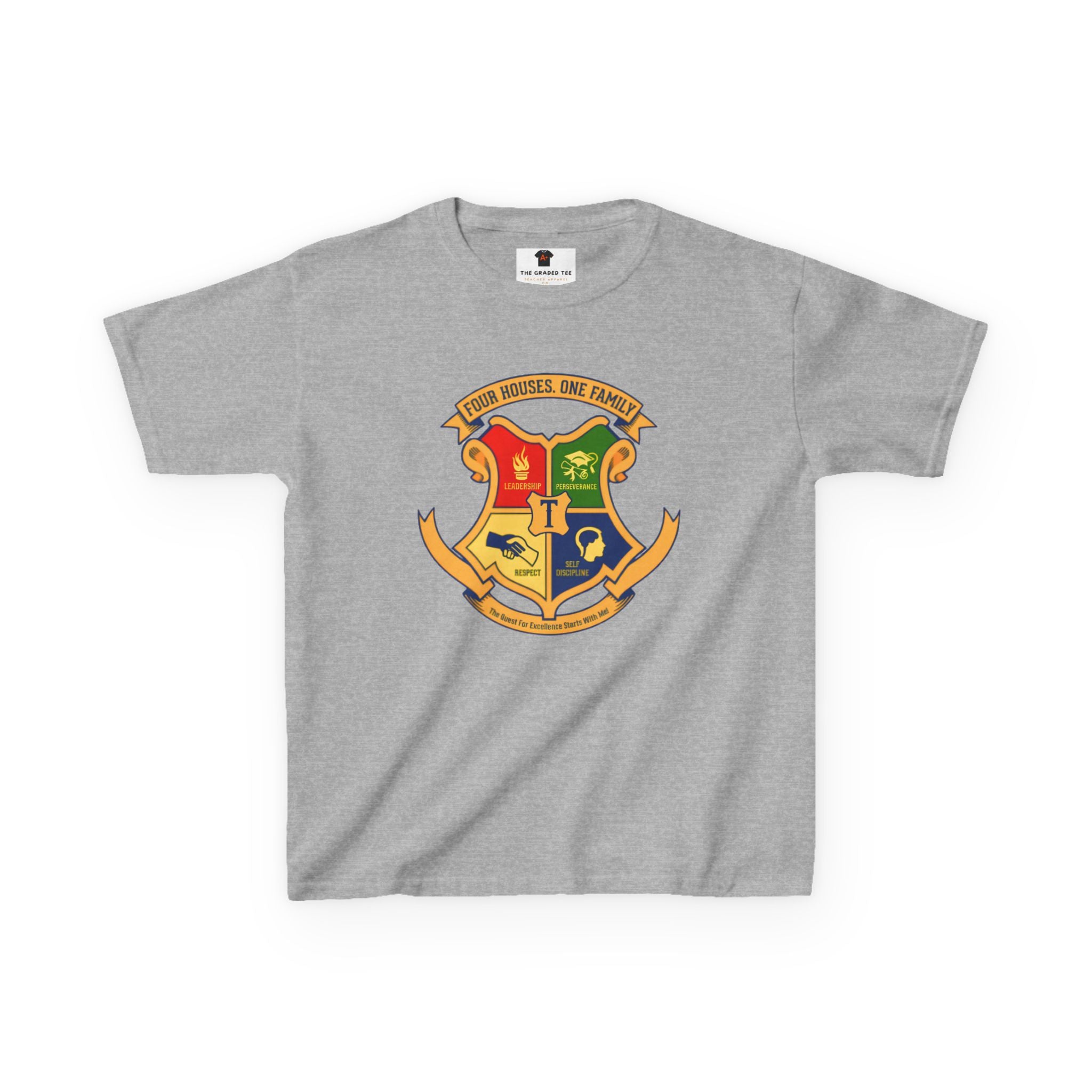 Kids Four House Crest T‑Shirt