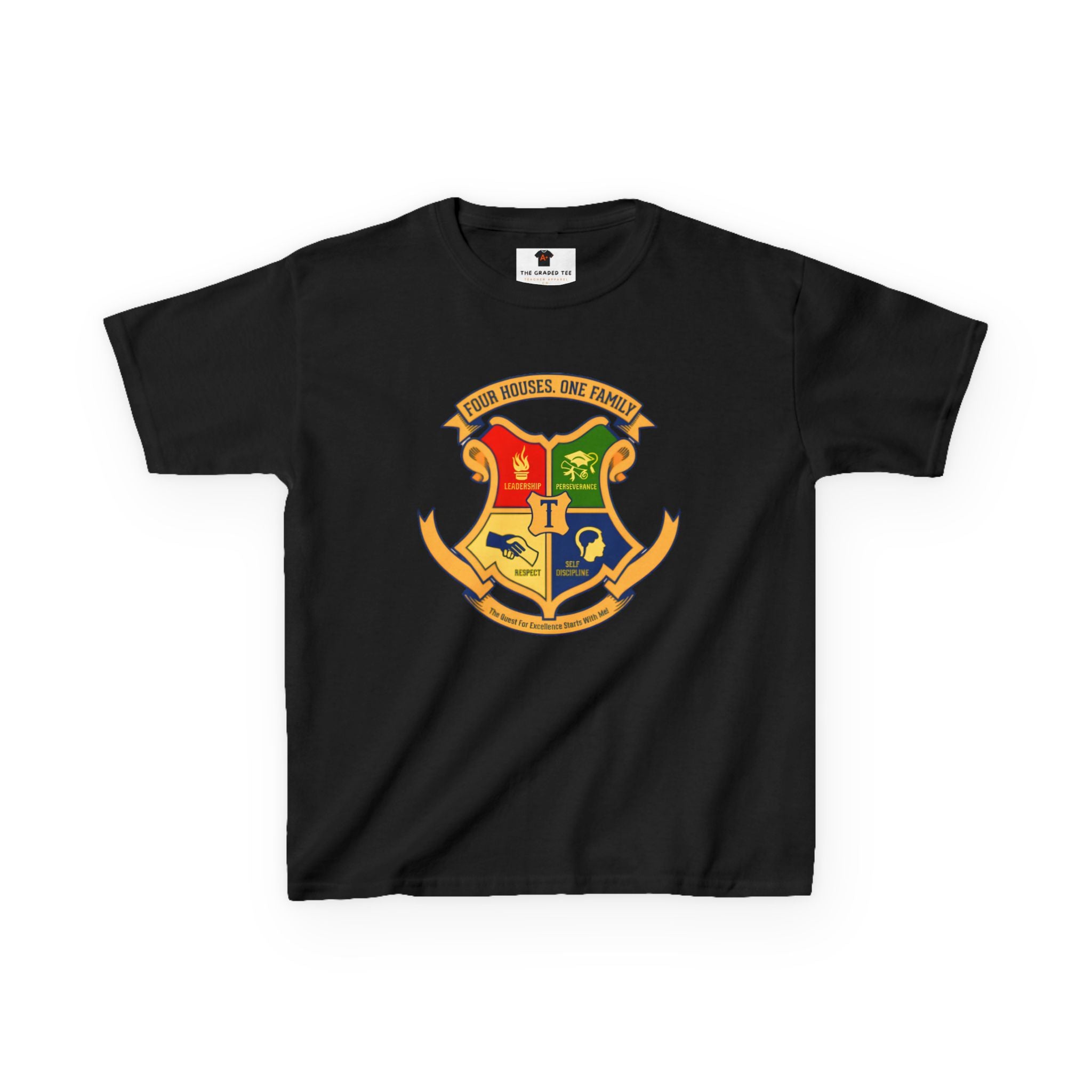 Kids Four House Crest T‑Shirt