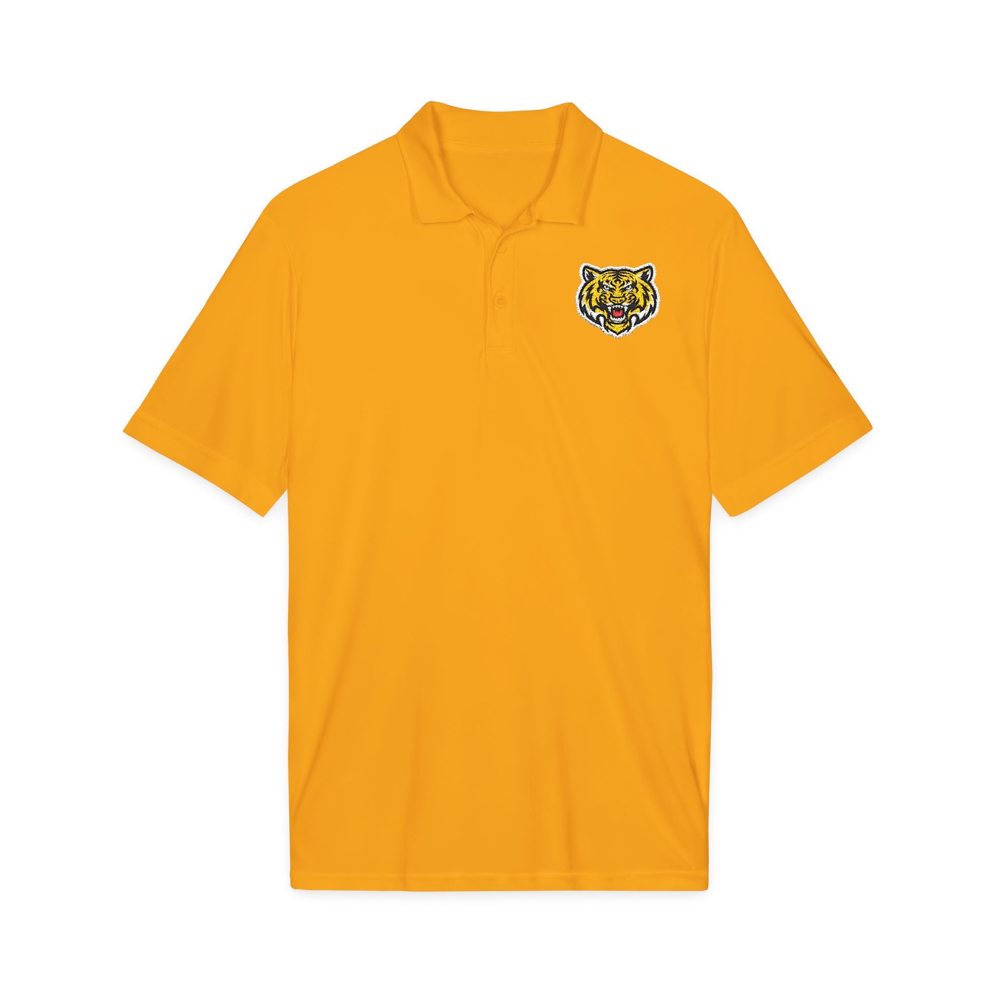 Tiger Head Embroidered Polo Shirt