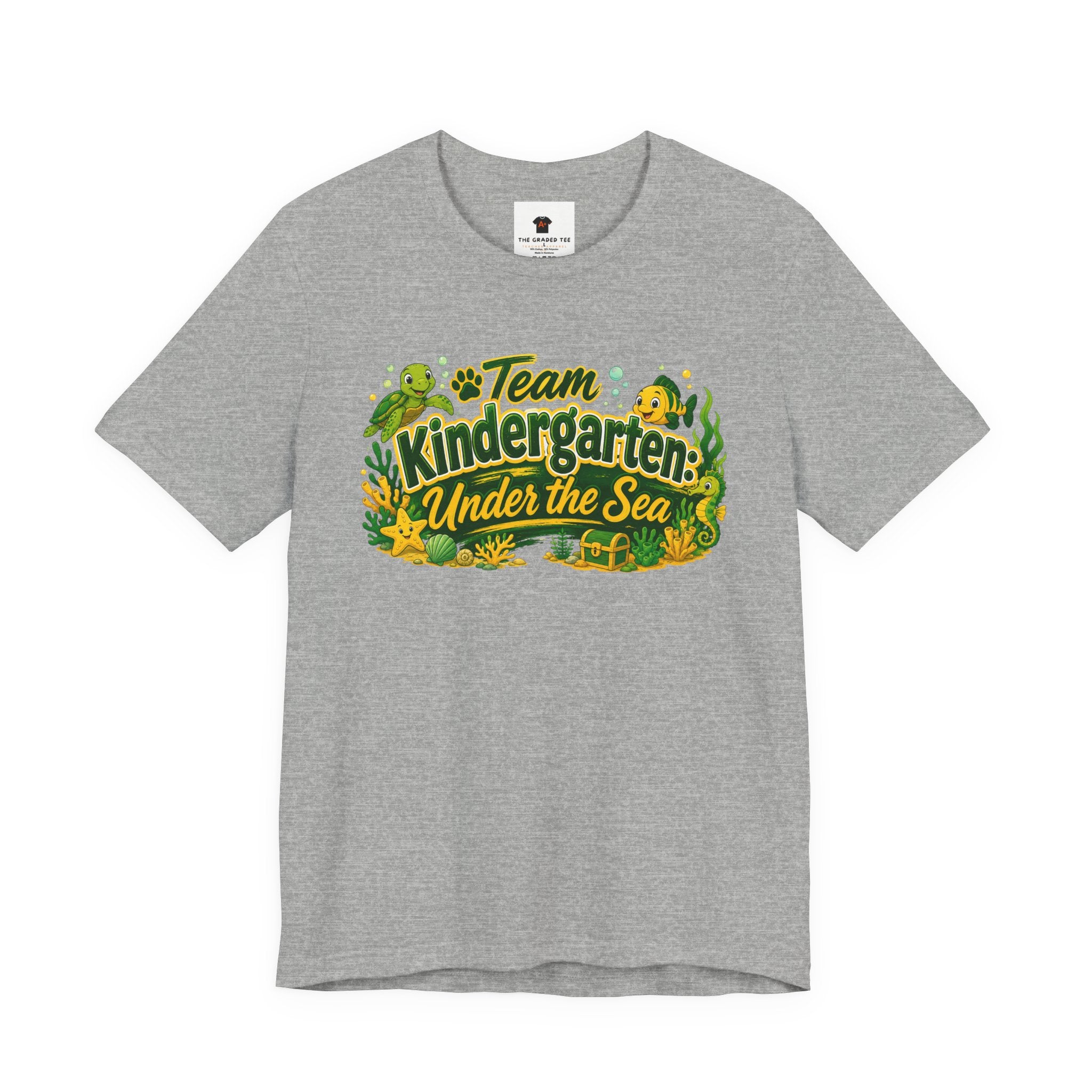 Kindergarten Under the Sea Adult T-Shirt