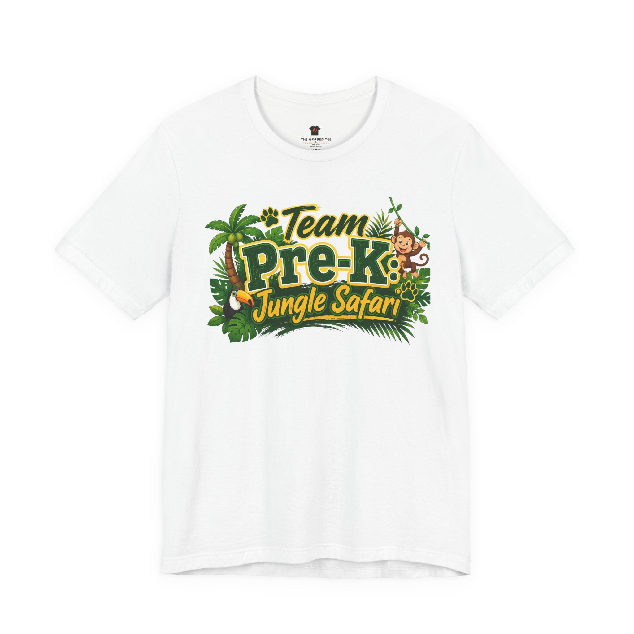Pre-K Jungle Safari Adult T-Shirt — "The Learning Journey"
