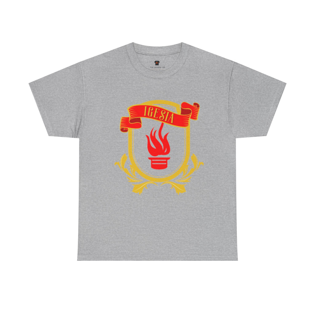 Adult T-Shirt — Igesia Crest Graphic Tee