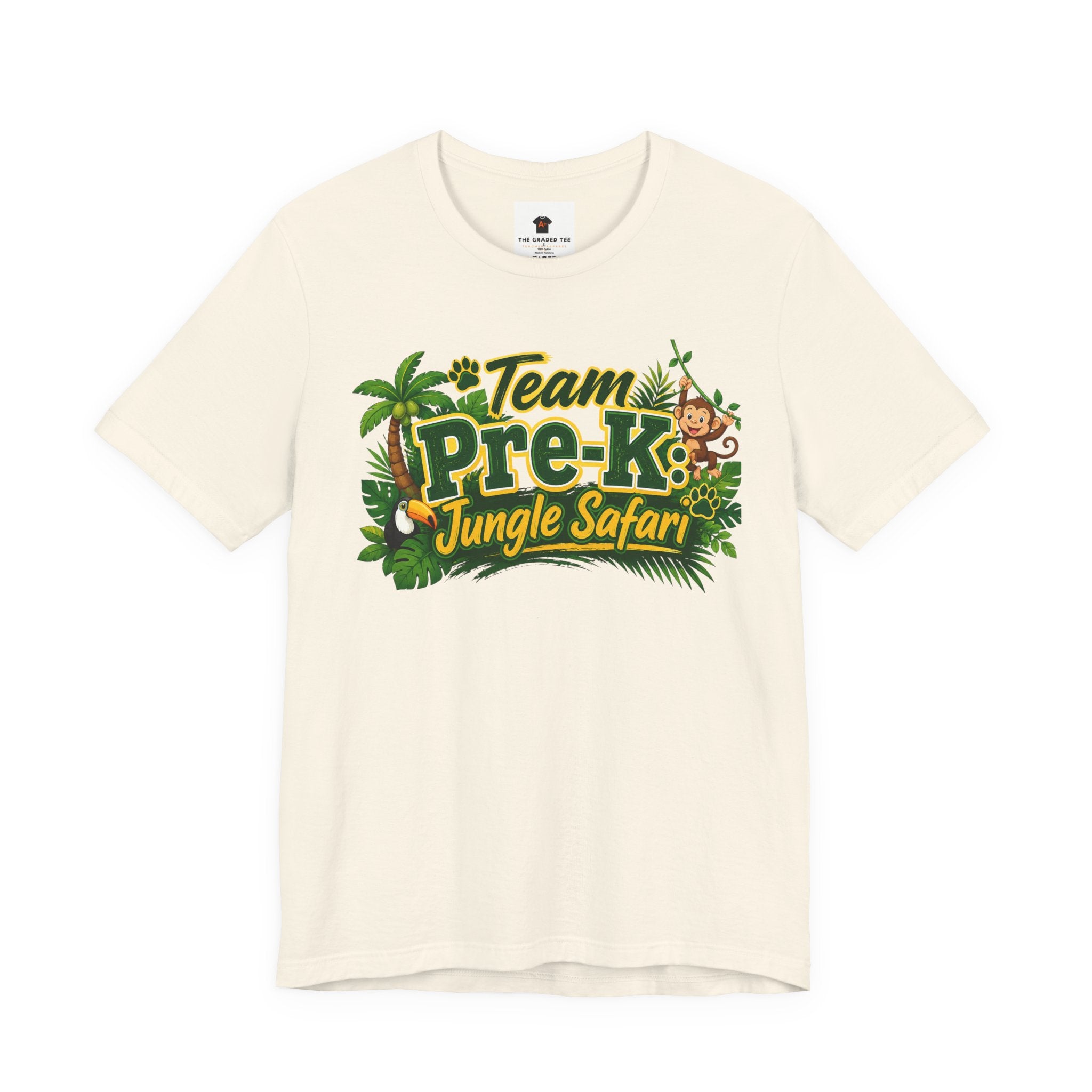 Pre-K Jungle Safari Adult T-Shirt — "The Learning Journey"