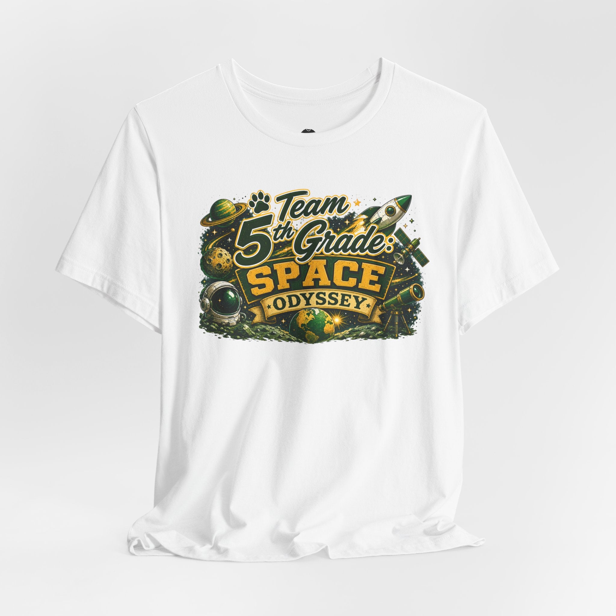 5th Grade Space Odyssey Adult T-Shirt -- "The Learning Journey"