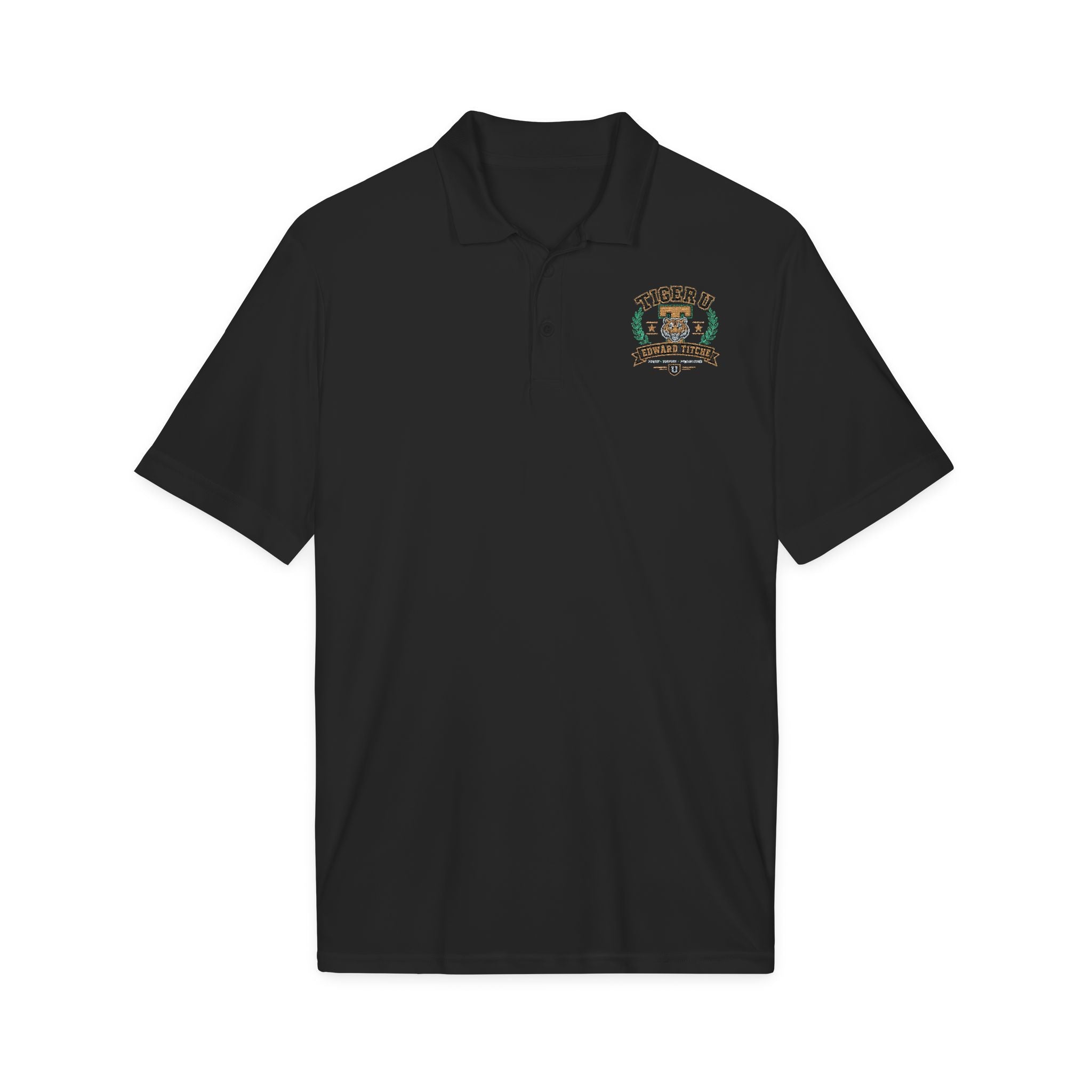 Embroidered School Crest Polo Shirt