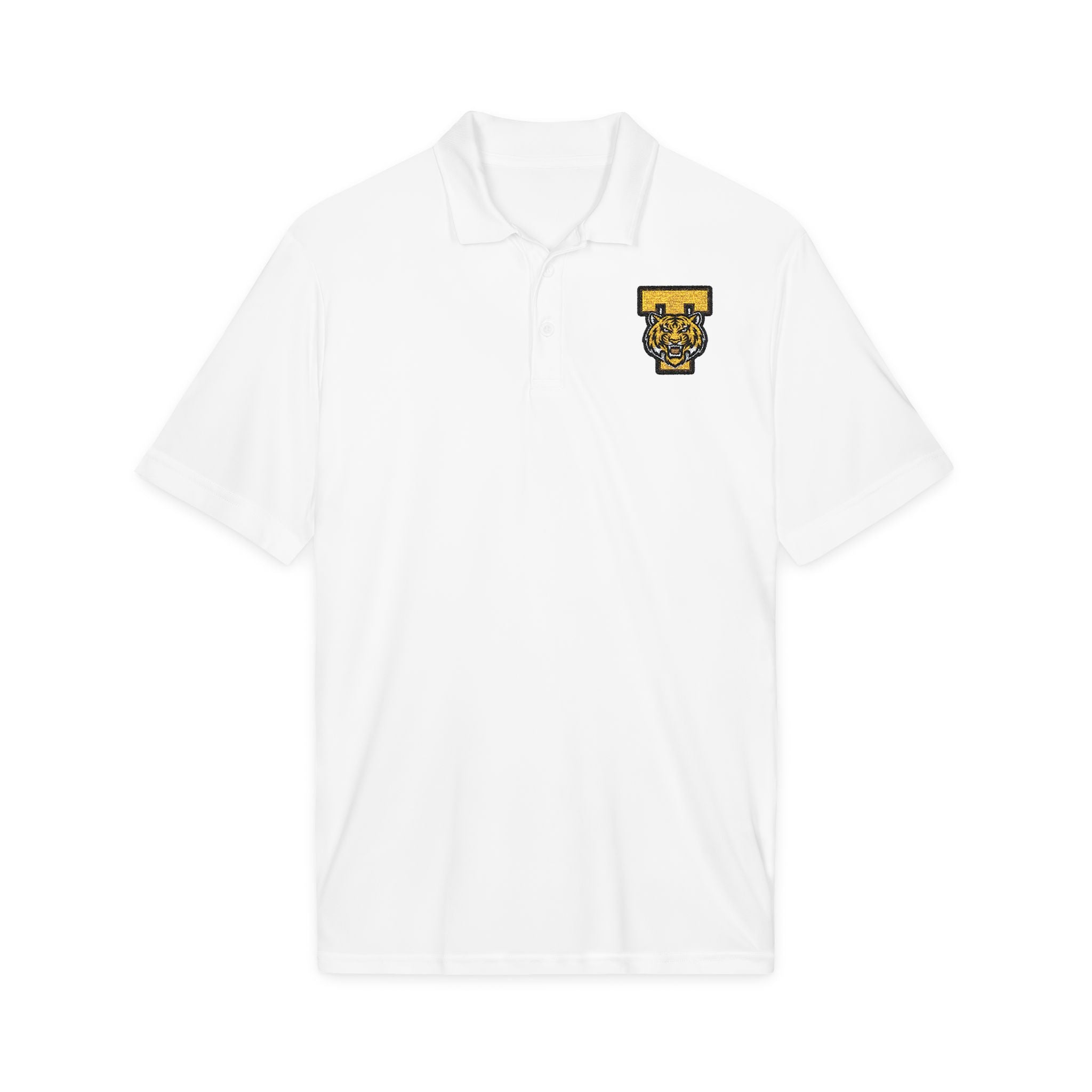 Adult Embroidered Tiger Crest Polo Shirt