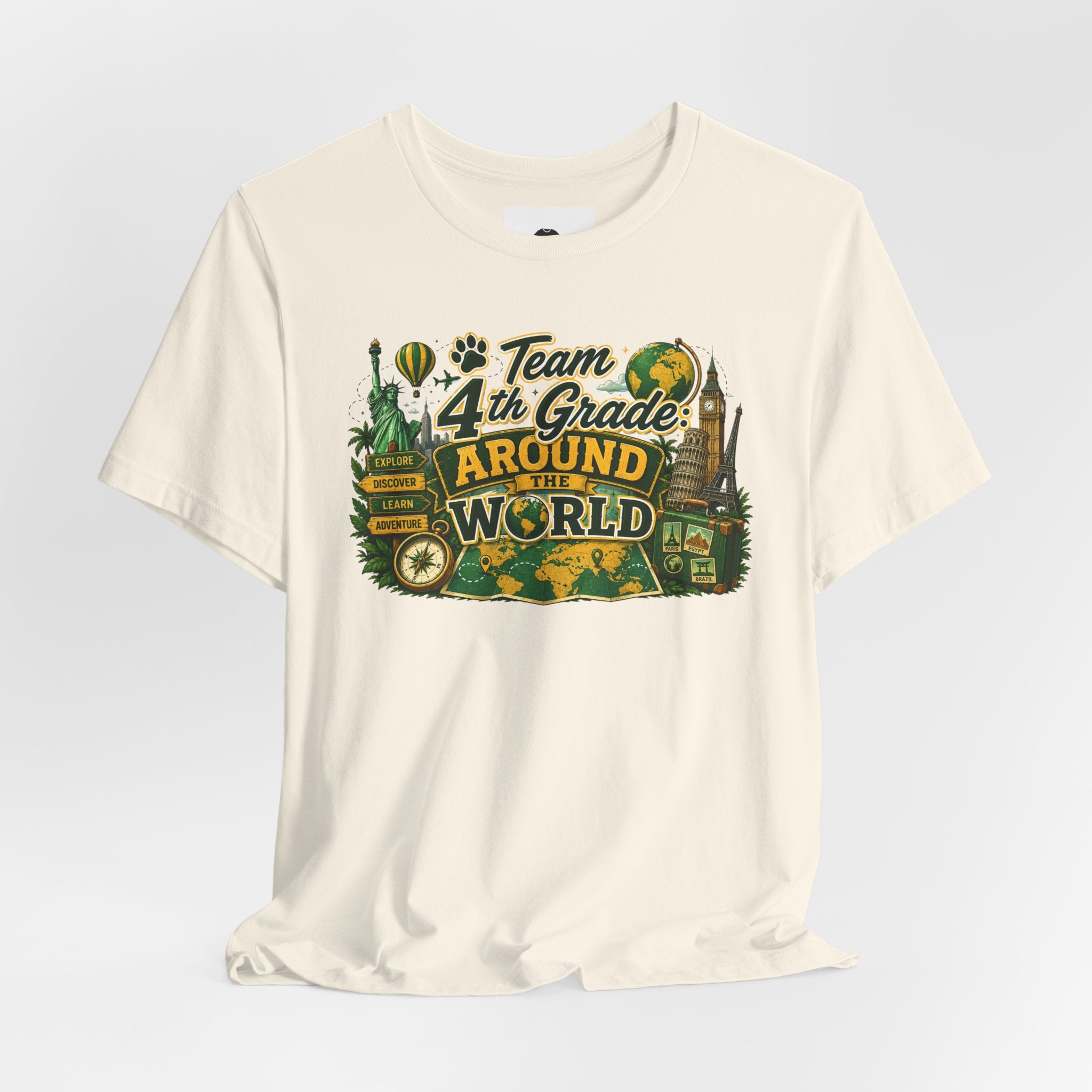 4th Grade Around the World Adult Tee