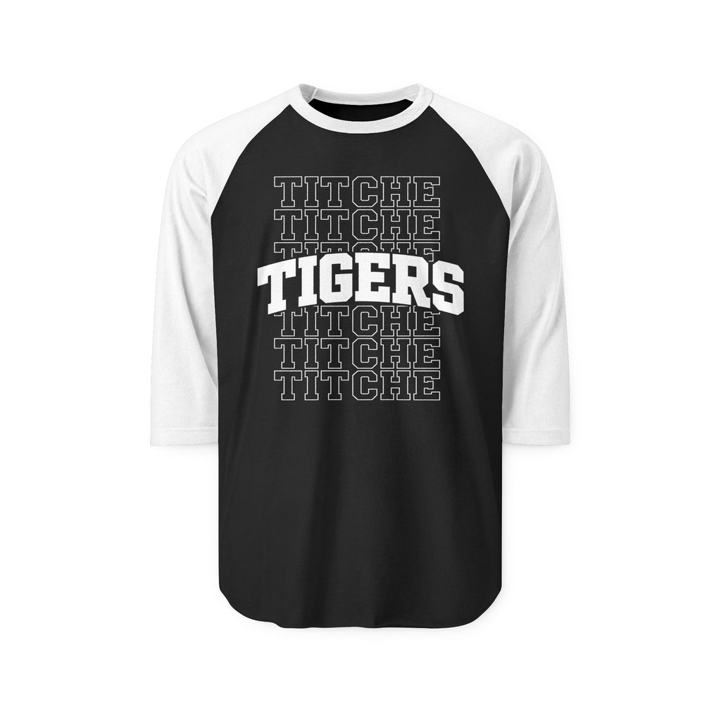 Tigers Raglan Baseball Tee