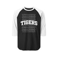 Tigers Raglan Baseball Tee